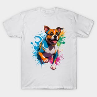 Happy Dog colourful T-Shirt